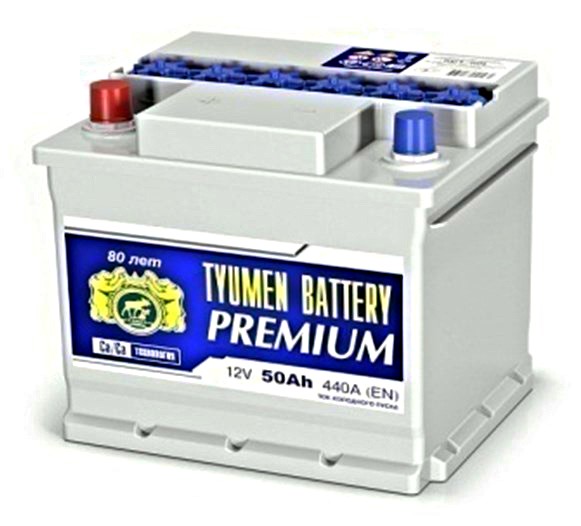 Аккумулятор АКБ 6СТ-50 PREMIUM о. п. Тюмень Battery