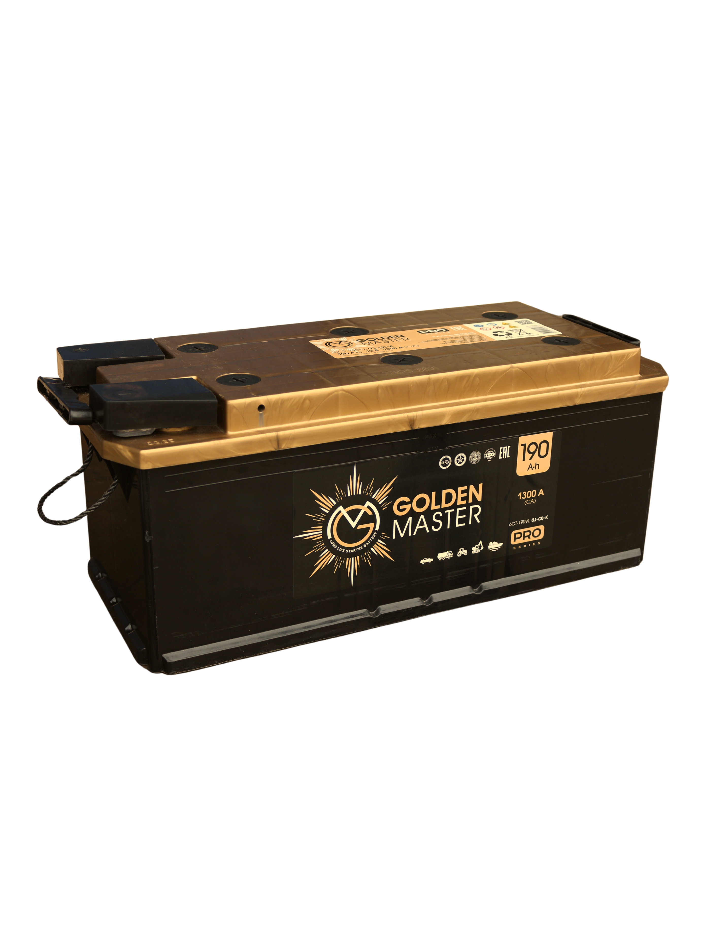 Аккумулятор GOLDEN MASTER pro 6СТ-190 ОП