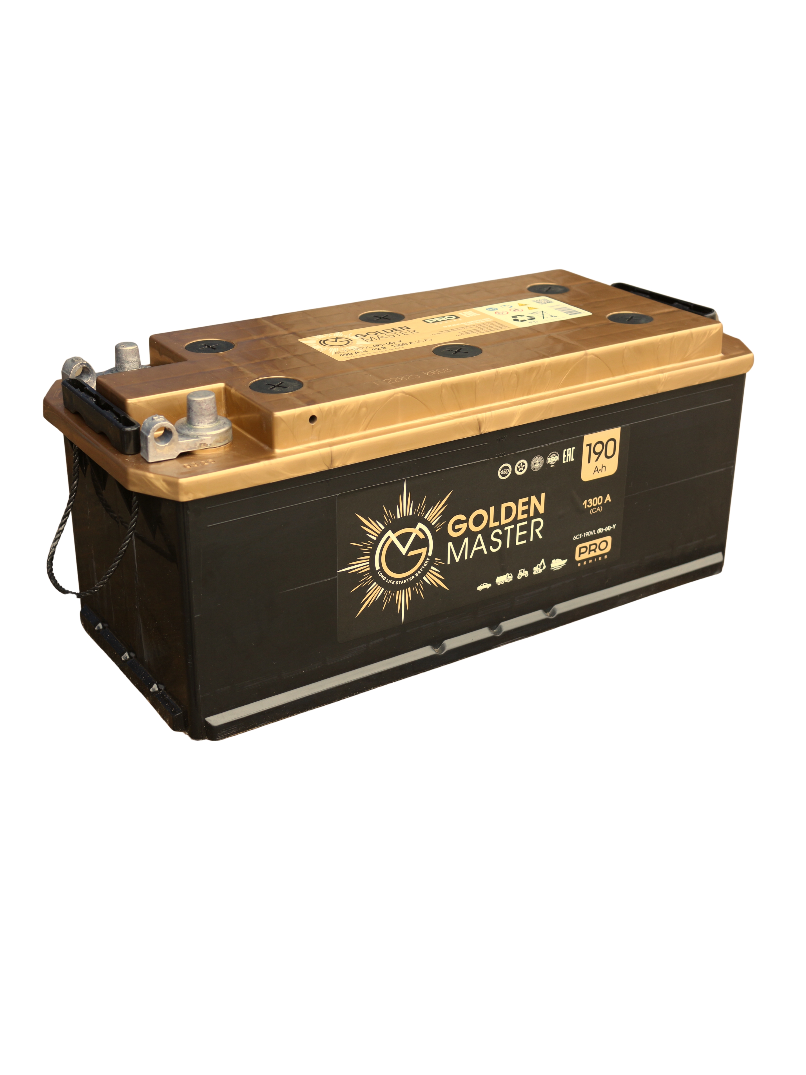 Аккумулятор GOLDEN MASTER pro 6СТ-190 ПП